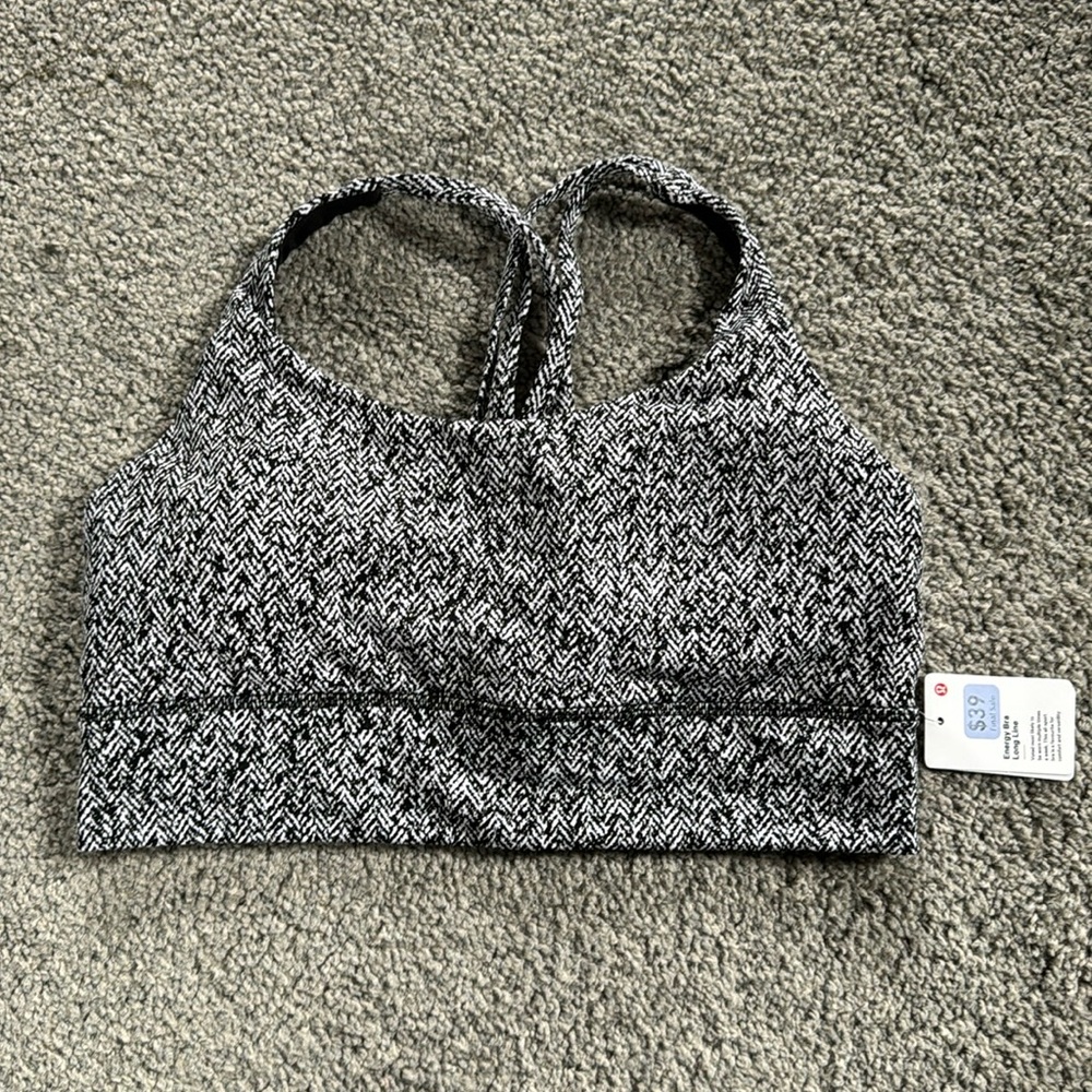 lululemon energy bra long line - never worn!